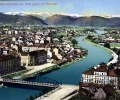 Graz, Ferdinandsbrücke mit Blick gegen die Murenge, 19..?